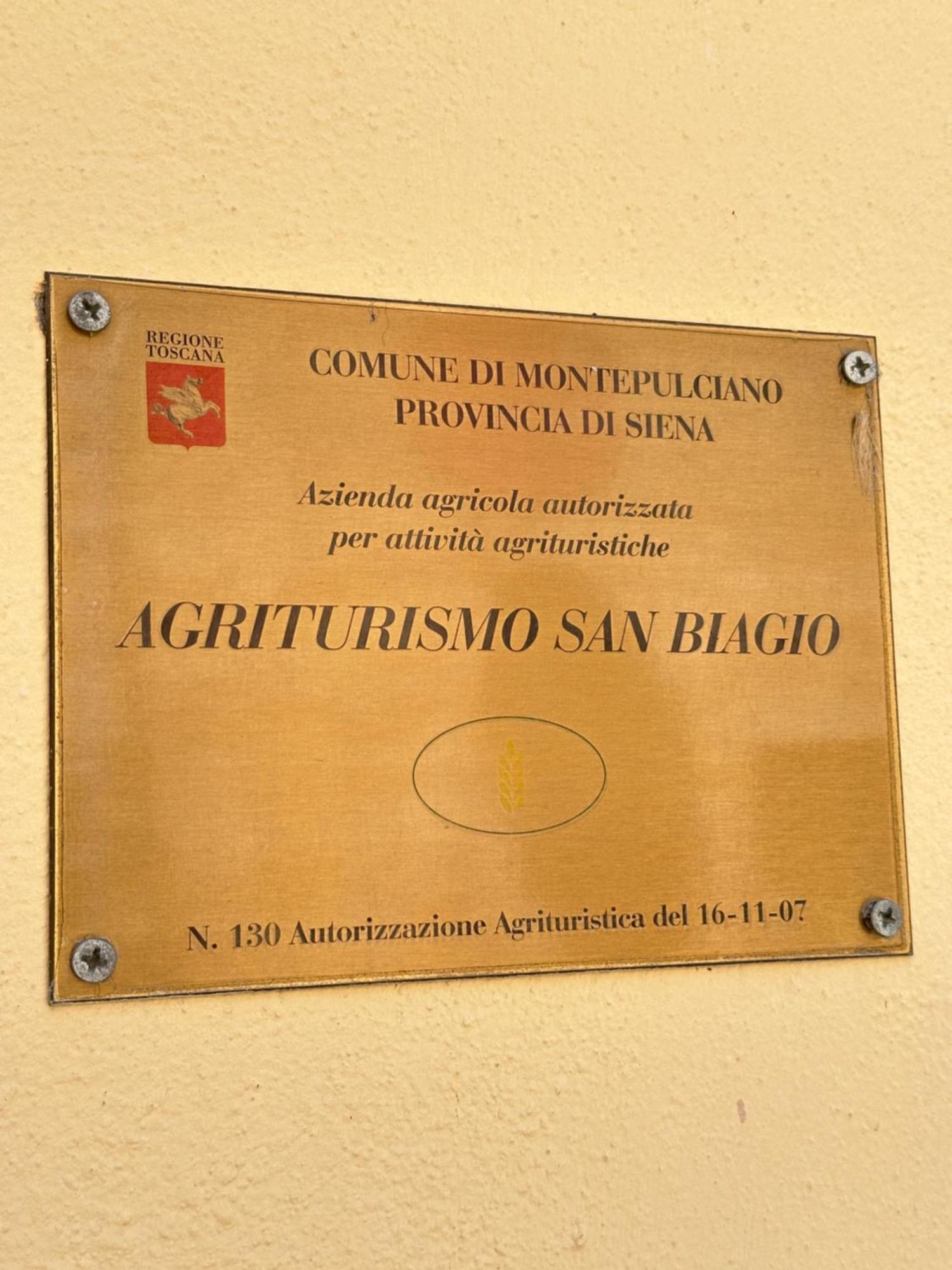 agriturismo san biagio Villa Montepulciano Stazione Exterior foto